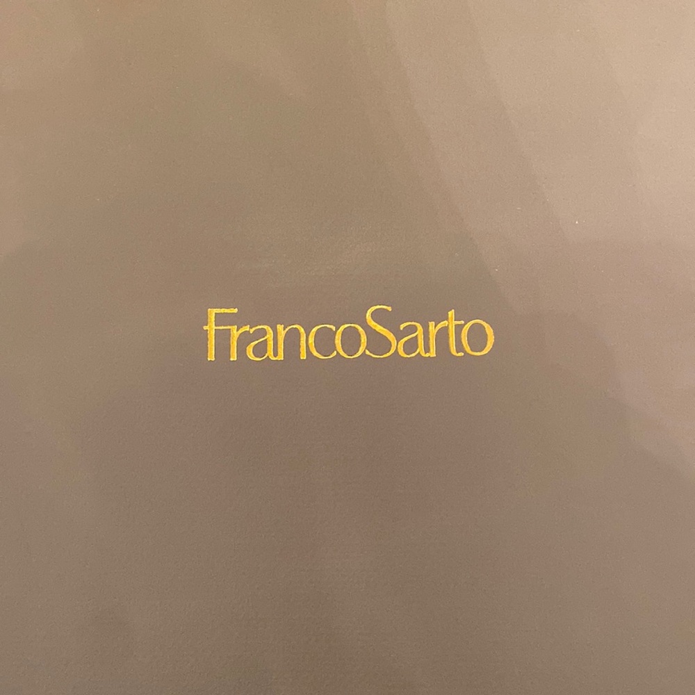Never worn brand new Dalden booties. Franco Sarto. Size 7.5M